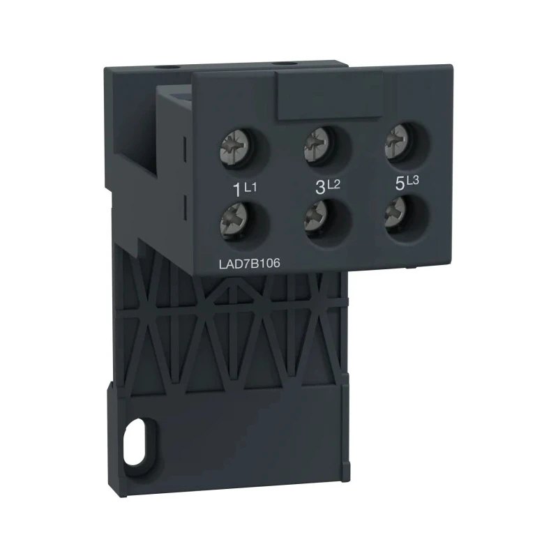 Schneider Electric TeSyS LR Contactor Terminal Block for Use with LRD Series, LR3D Series LAD7B106