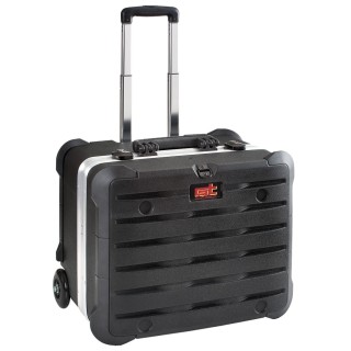 GT Line 2 Drawer Plastic Wheeled Tool Case with Key Lock 470 mm x 320 mm x 390 mm ROCK TURTLE PEL