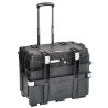 GT Line 4 Drawer Wheeled Plastic Tool Trolley with Telescopic Handle, Silent Wheels AI1.KT01