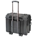 GT Line 4 Drawer Wheeled Plastic Tool Trolley with Telescopic Handle, Silent Wheels AI1.KT01