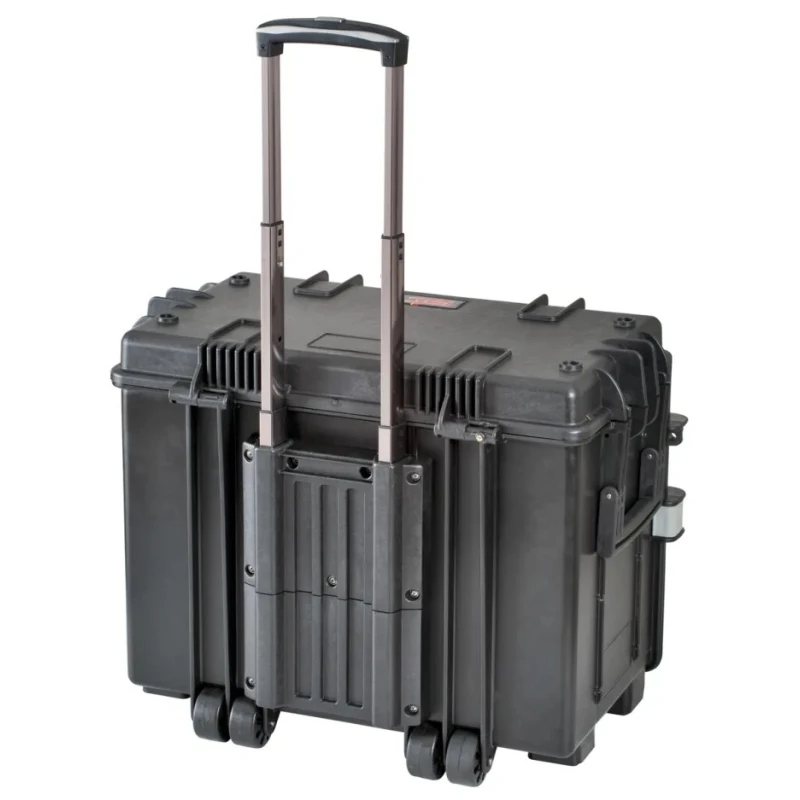GT Line 4 Drawer Wheeled Plastic Tool Trolley with Telescopic Handle, Silent Wheels AI1.KT01
