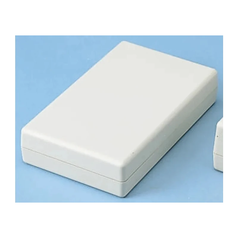 OKW White ABS Shell-Type Handheld Enclosure with Integral Battery Compartment IP40/IP65, 190 mm x 45 mm x 138 mm IP40