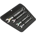 Wera 4-Piece Imperial Ratcheting Combination Spanner Set 7/16 to 3/4 in Chrome Molybdenum Steel 05073295001