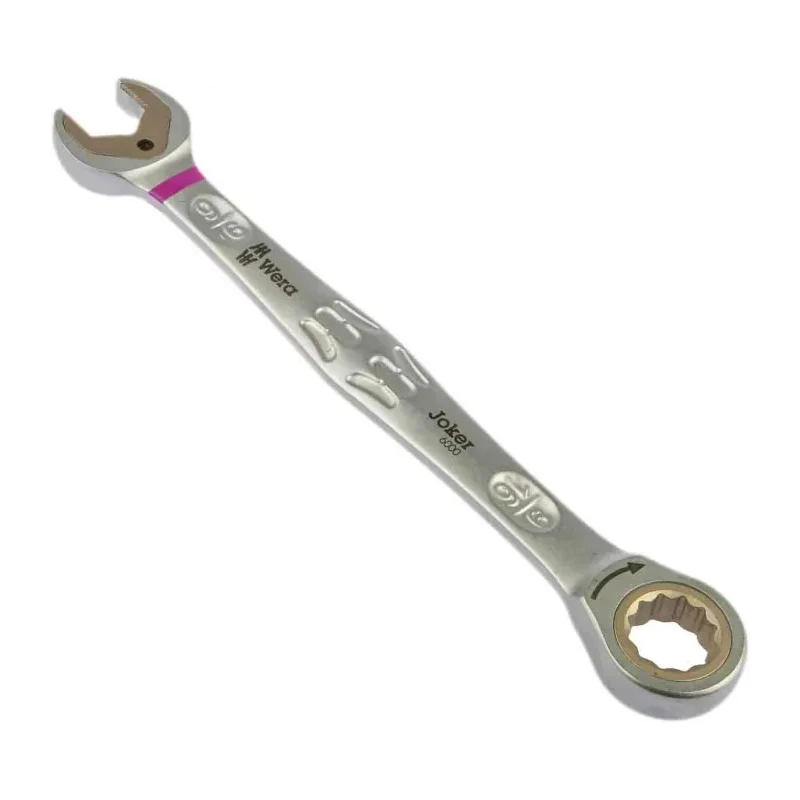 Wera 4-Piece Imperial Ratcheting Combination Spanner Set 7/16 to 3/4 in Chrome Molybdenum Steel 05073295001