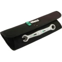 Wera 4-Piece Imperial Ratcheting Combination Spanner Set 7/16 to 3/4 in Chrome Molybdenum Steel 05073295001