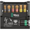 Wera Screwdriver Bit Set Hex Phillips Pozidriv Slotted Diamond Tipped 7 Pieces 05073419001