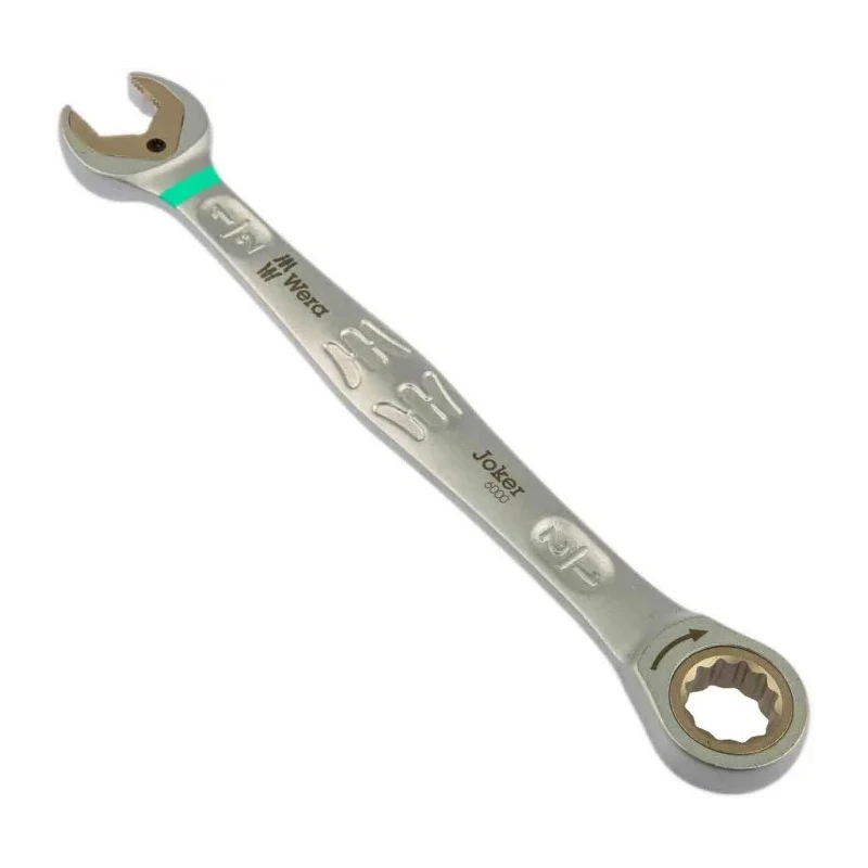 Wera 4-Piece Imperial Ratcheting Combination Spanner Set 7/16 to 3/4 in Chrome Molybdenum Steel 05073295001