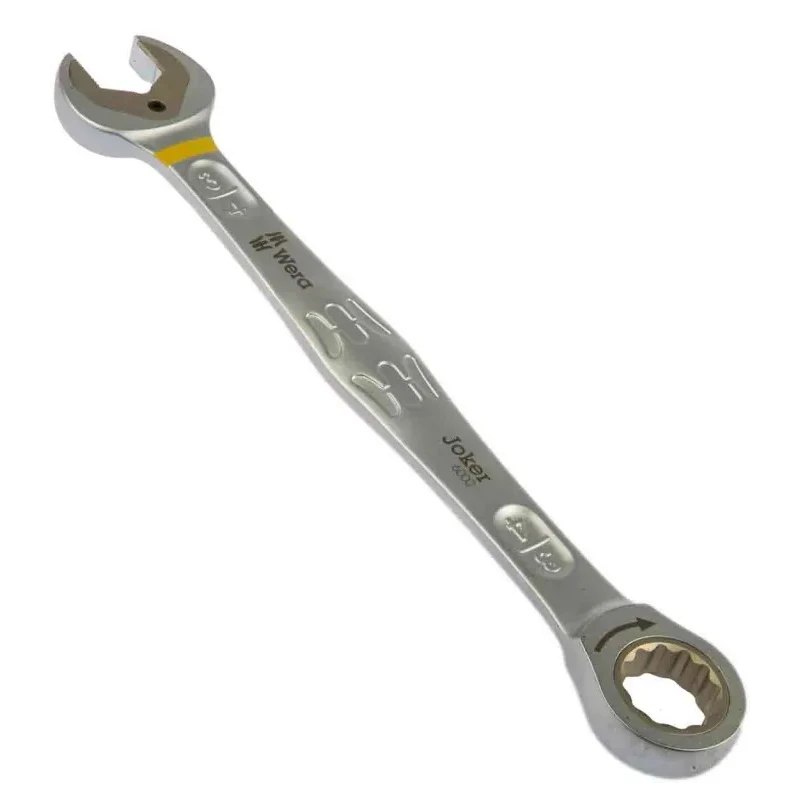 Wera 4-Piece Imperial Ratcheting Combination Spanner Set 7/16 to 3/4 in Chrome Molybdenum Steel 05073295001