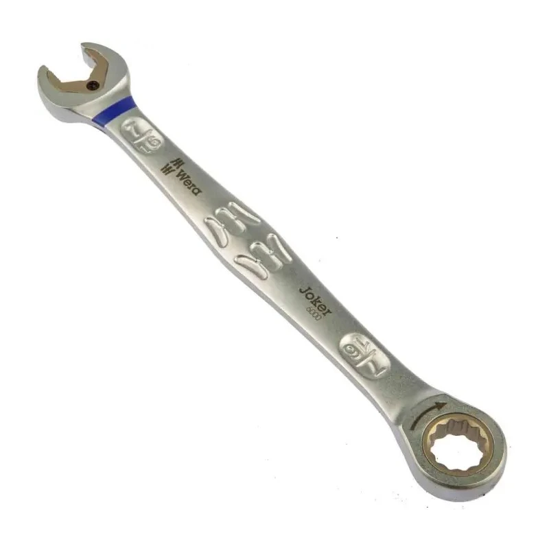 Wera 4-Piece Imperial Ratcheting Combination Spanner Set 7/16 to 3/4 in Chrome Molybdenum Steel 05073295001