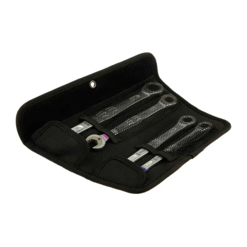 Wera 4-Piece Imperial Ratcheting Combination Spanner Set 7/16 to 3/4 in Chrome Molybdenum Steel 05073295001