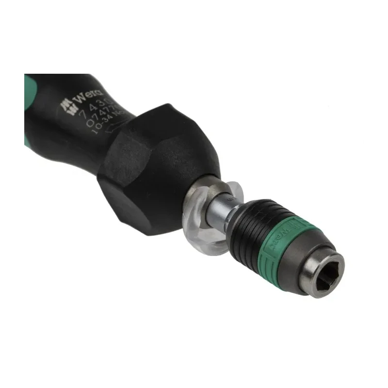 Wera Adjustable Torque Screwdriver 0.1 To 0.34 Nm, 1/4 in Drive, ±6% Accuracy 05074770001