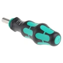 Wera Hex, Phillips, Pozidriv, Slotted Screwdriver Bit Set, Stainless Steel, 1/4 in Drive, 25 mm Length, 6 Pieces 05073240001