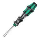 Wera Hex, Phillips, Pozidriv, Slotted Screwdriver Bit Set, Stainless Steel, 1/4 in Drive, 25 mm Length, 6 Pieces 05073240001