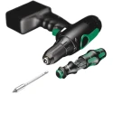 Wera Hex, Phillips, Pozidriv, Slotted Screwdriver Bit Set, Stainless Steel, 1/4 in Drive, 25 mm Length, 6 Pieces 05073240001