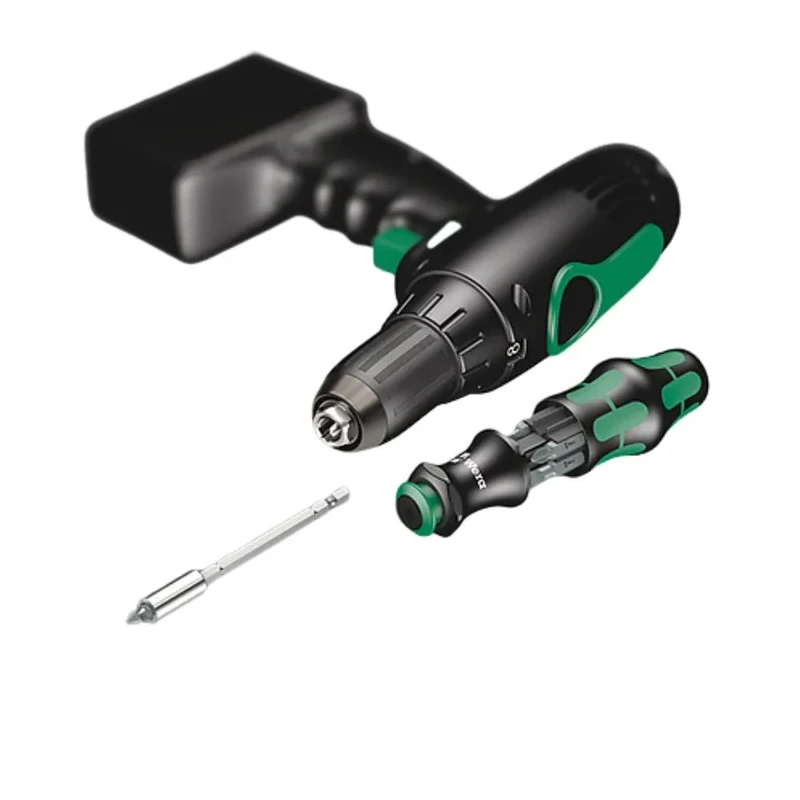 Wera Hex, Phillips, Pozidriv, Slotted Screwdriver Bit Set, Stainless Steel, 1/4 in Drive, 25 mm Length, 6 Pieces 05073240001