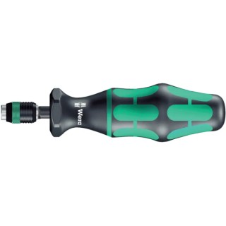 Wera Pre-Settable Torque Screwdriver, 0.1 to 0.34 Nm Torque Range, 1/4 in Drive, ESD Safe, ±6% Accuracy 05074790001