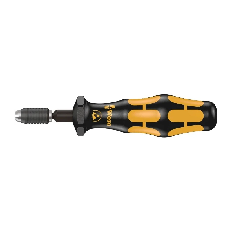 Wera Adjustable Hexagon Torque Screwdriver, 0.1 To 0.34 Nm, 4 mm Drive, ESD Safe, ±6 % Accuracy 05074826001