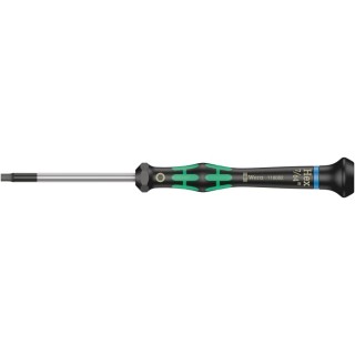 Wera Precision Screwdriver 7/64 in Tip 60 mm Blade 157 mm Overall Ergonomic Handle 05118082001