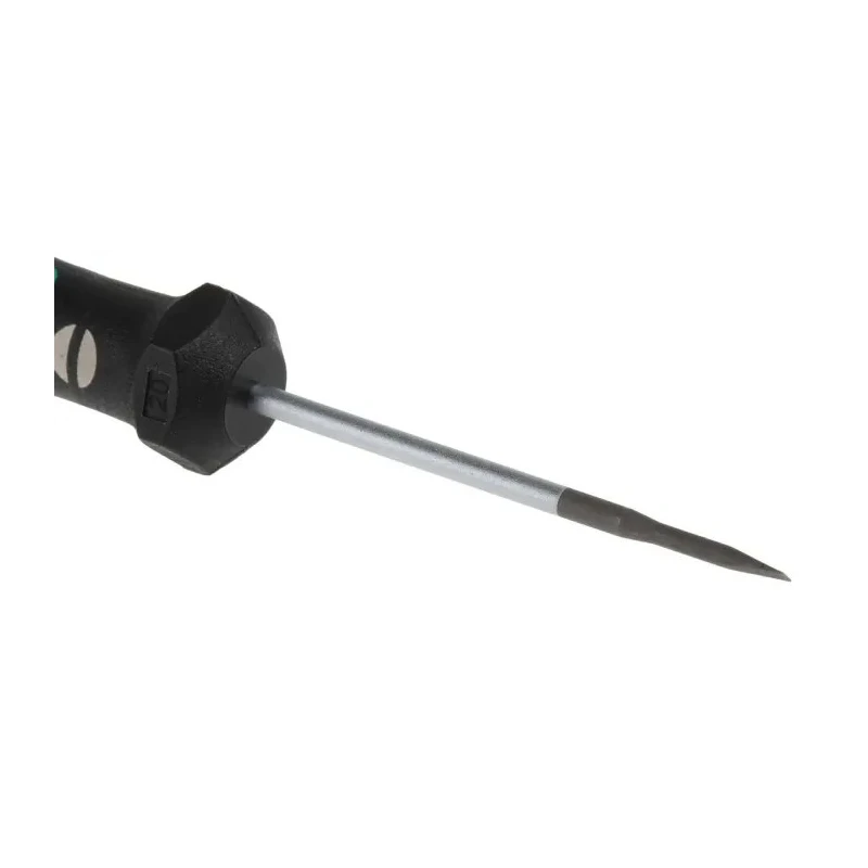 Wera Precision Screwdriver, Insulated, 40 mm Blade, 137 mm Overall Length, Ergonomic Grip, Model 05118002001
