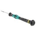 Wera Precision Screwdriver, Insulated, 40 mm Blade, 137 mm Overall Length, Ergonomic Grip, Model 05118002001