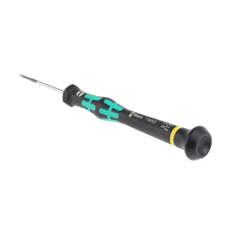 Wera Precision Screwdriver, Insulated, 40 mm Blade, 137 mm Overall Length, Ergonomic Grip, Model 05118002001