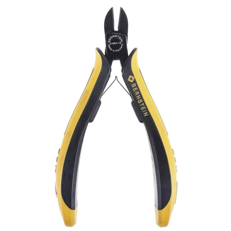 Bernstein Semi-Flush ESD Safe Nipper & Diagonal Cutter Jaw Width 11mm Overall Length 125mm 3-654-15