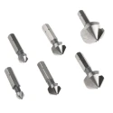 Wera High Speed Steel Countersink Drill Bit Set 3 Flute(s) 90°, 8 Pieces 1/4-inch Drive 153mm Overall Length 05104650001