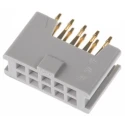 3M 8500 Series Straight Through Hole PCB Socket, 10-Contact, 2 Row, 2.54 mm Pitch, Solder Termination 8510-4500PL