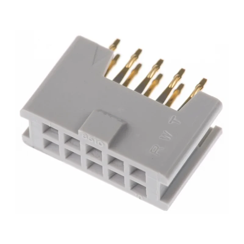 3M 8500 Series Straight Through Hole PCB Socket, 10-Contact, 2 Row, 2.54 mm Pitch, Solder Termination 8510-4500PL