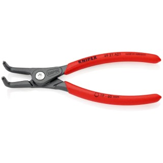 Knipex 1-Piece 165 mm Overall Length Bent Nose Circlip Plier Chrome Vanadium Steel 49 21 A21