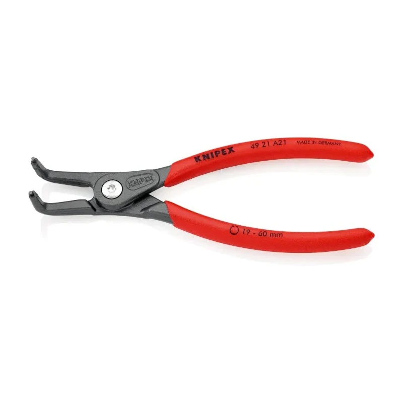 Knipex 1-Piece 165 mm Overall Length Bent Nose Circlip Plier Chrome Vanadium Steel 49 21 A21
