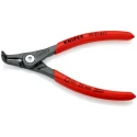 Knipex Precision Circlip Plier, Angled Jaw, 130mm Overall, Non-Slip Plastic Handle, Electric Steel Chrome Vanadium 49 21 A11