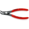 Knipex Precision Circlip Plier, Angled Jaw, 130mm Overall, Non-Slip Plastic Handle, Electric Steel Chrome Vanadium 49 21 A11