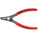 Knipex Precision Circlip Plier, Angled Jaw, 130mm Overall, Non-Slip Plastic Handle, Electric Steel Chrome Vanadium 49 21 A11