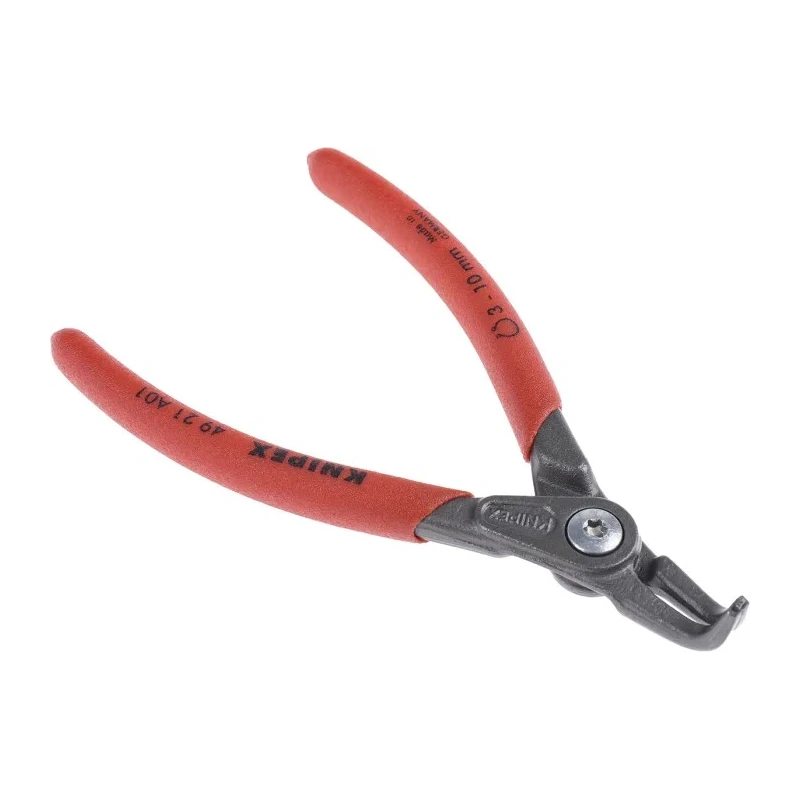 Knipex Precision Circlip Plier 1-Piece, Plastic Coated Non-Slip Handle, Chrome Vanadium Steel, 130mm Overall 49 21 A01