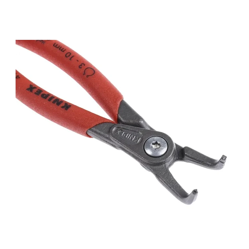 Knipex Precision Circlip Plier 1-Piece, Plastic Coated Non-Slip Handle, Chrome Vanadium Steel, 130mm Overall 49 21 A01