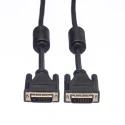 Roline Male DVI-D Dual Link to Male DVI-D Cable 3 m Polyvinyl Chloride Jacket Black 11.04.5535-20