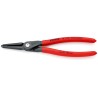 Knipex Precision 1-Piece Inner Circlip Plier Plastic Coated Non-Slip Handle Grey Finish 225mm Length 40 to 100 mm 48 11 J3