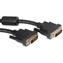 Roline Male DVI-D to Male DVI-D Cable 5 m Black Polyvinyl Chloride Jacket 11.04.5555-10