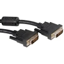 Roline Male DVI-D to Male DVI-D Cable 2 m Black Polyvinyl Chloride Sheath 11.04.5525-25