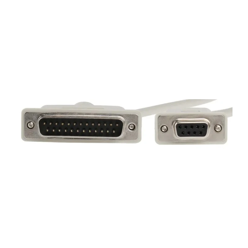 Roline Male D-Sub 25-Pin, D-Sub 9-Pin to Female RS232 Serial Cable 1.8 m PVC Jacket 11.01.4618-50
