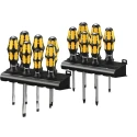 Wera Phillips, Pozidriv, Slotted, Torx Standard Screwdriver Set 13-Piece 05133285001