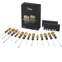 Wera Phillips, Pozidriv, Slotted, Torx Standard Screwdriver Set 13-Piece 05133285001