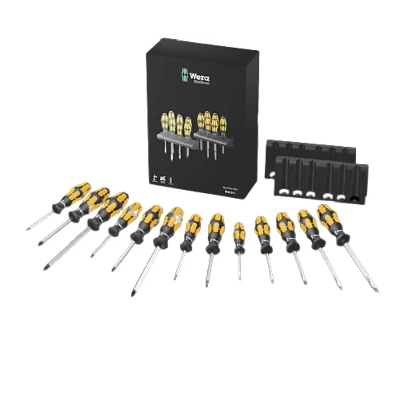Wera Phillips, Pozidriv, Slotted, Torx Standard Screwdriver Set 13-Piece 05133285001