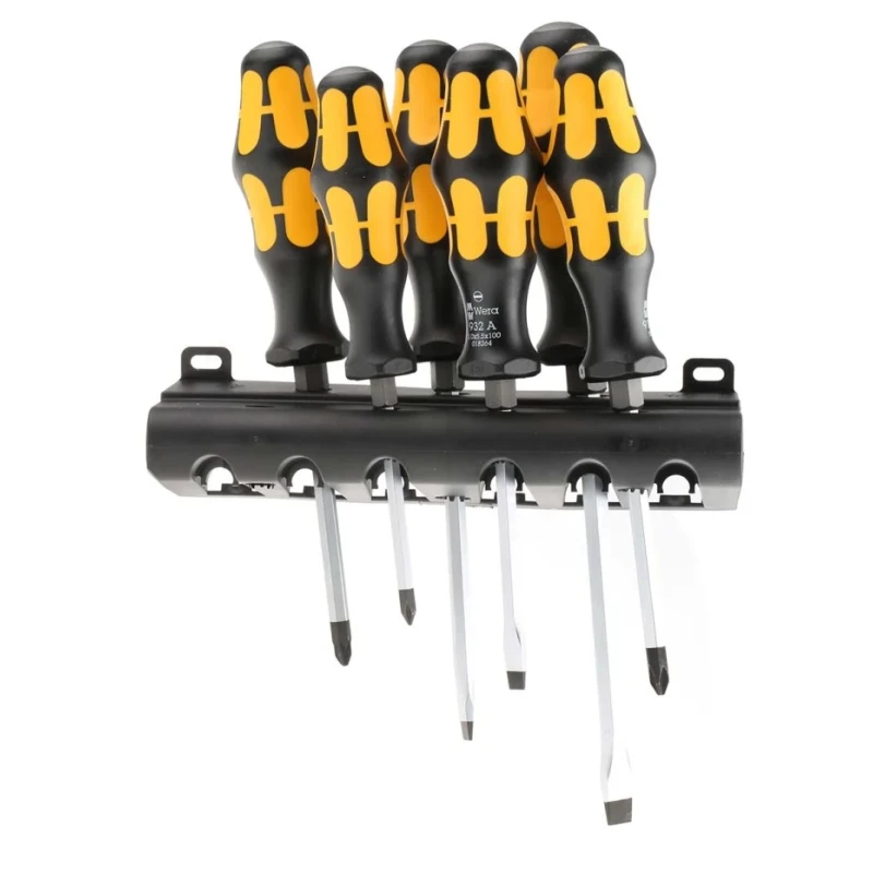 Wera Phillips, Pozidriv, Slotted, Torx Standard Screwdriver Set 13-Piece 05133285001