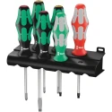 Wera Phillips, Slotted, Square Standard Screwdriver Set 6-Piece 05026360001