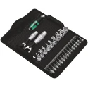 Wera Hex, Hex, Hex-Plus, Phillips, Pozidriv, Square, Torx Screwdriver Bit Set 27 Pieces 1/4 in Drive Chrome 05135918001