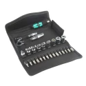 Wera Hex, Hex, Hex-Plus, Phillips, Pozidriv, Square, Torx Screwdriver Bit Set 27 Pieces 1/4 in Drive Chrome 05135918001
