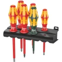 Wera Insulated Phillips, Slotted, Square Screwdriver Set 6-Piece 05347777001