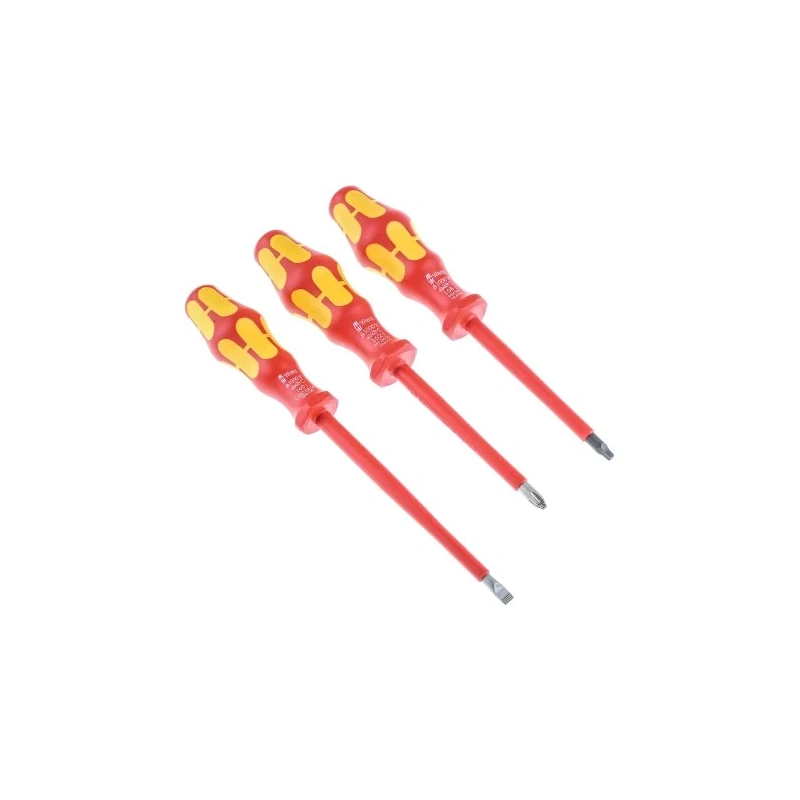 Wera Insulated Phillips, Slotted, Square Screwdriver Set 6-Piece 05347777001